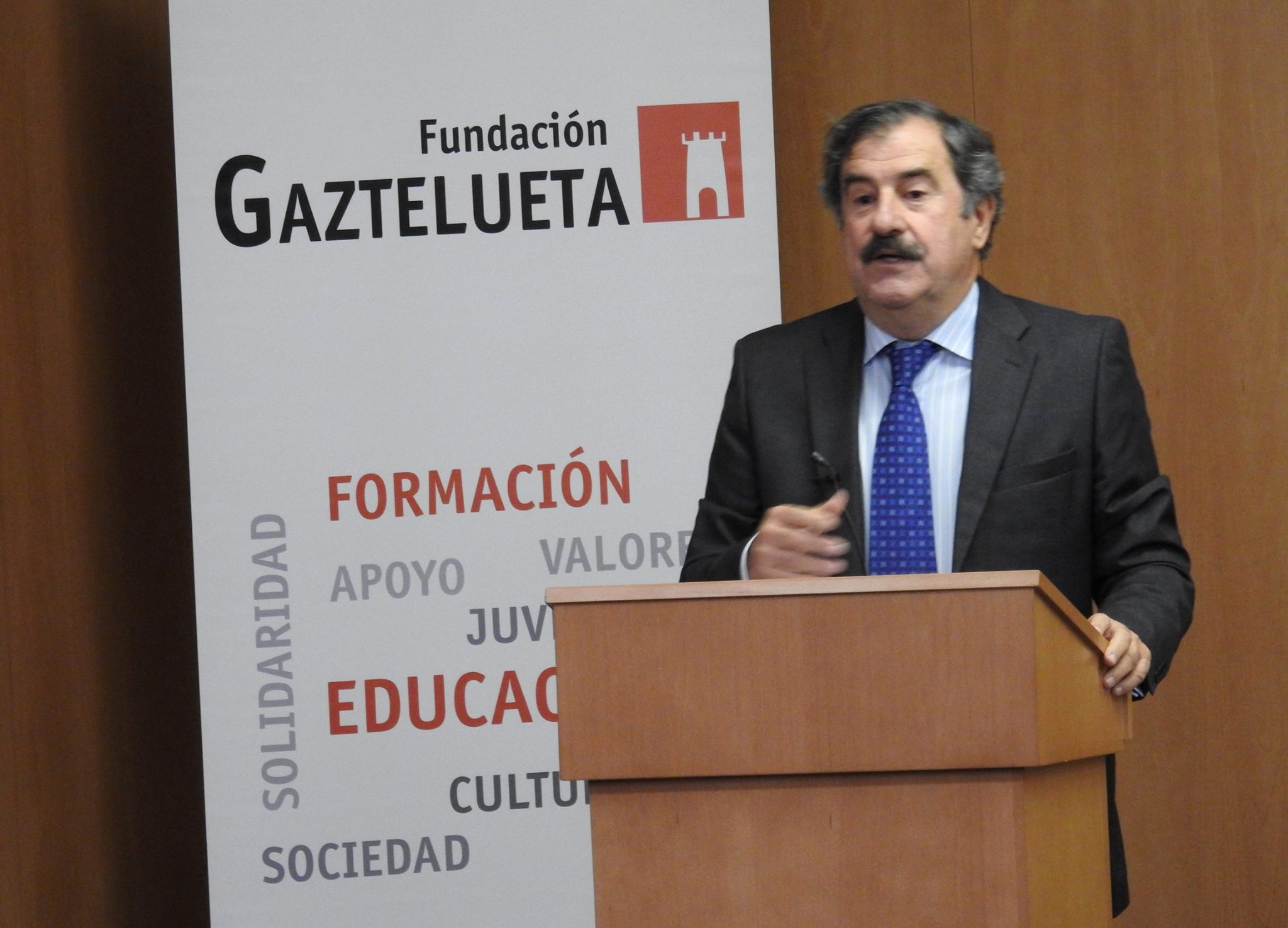 Ignacio Marco Gardoqui en el acto de la Fundación Gaztelueta 2017/18